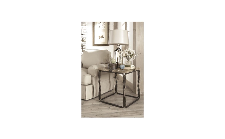 T525-2 BARBOURVILLE SQUARE END TABLE