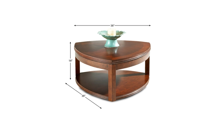 833-821  COFFEE TABLE WITH CASTERS TETRA