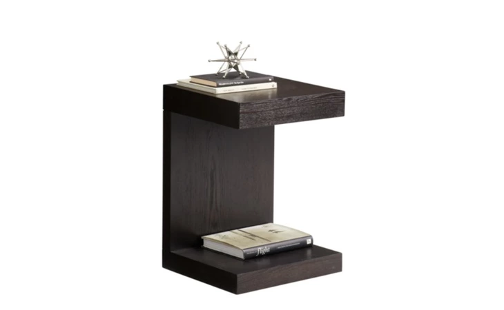  BACHELOR END TABLE - ESPRESSO SUNPAN FURNITURE  36551