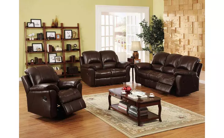 8895C Leather RECLINER CHAIR WITH ROCKER