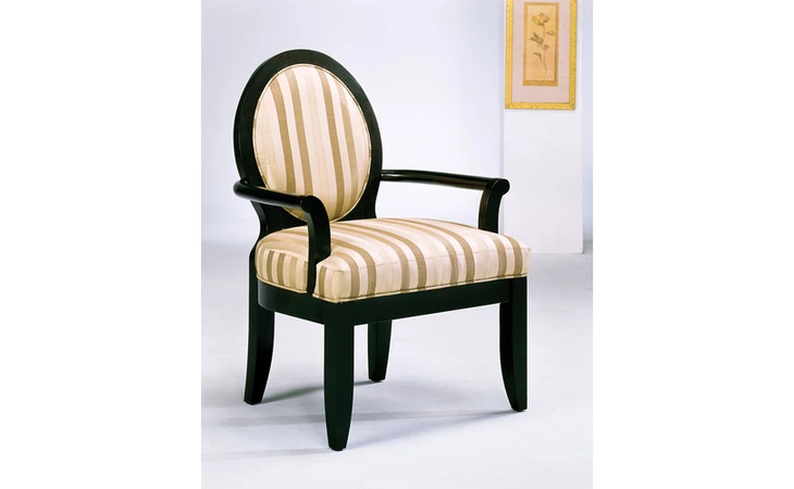 1664  CAMEO BACK ACCENT CHAIR.