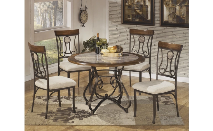 D314-15T HOPSTAND - BROWN ROUND DINING ROOM TABLE TOP