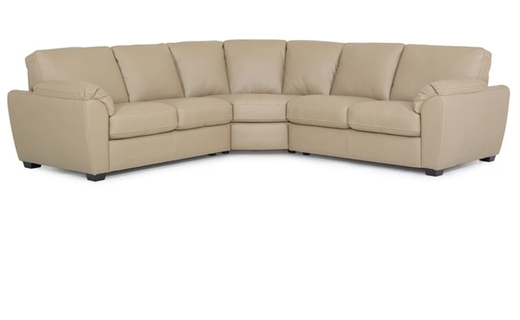7734714 Leather LANZA ARMLESS LOVESEAT