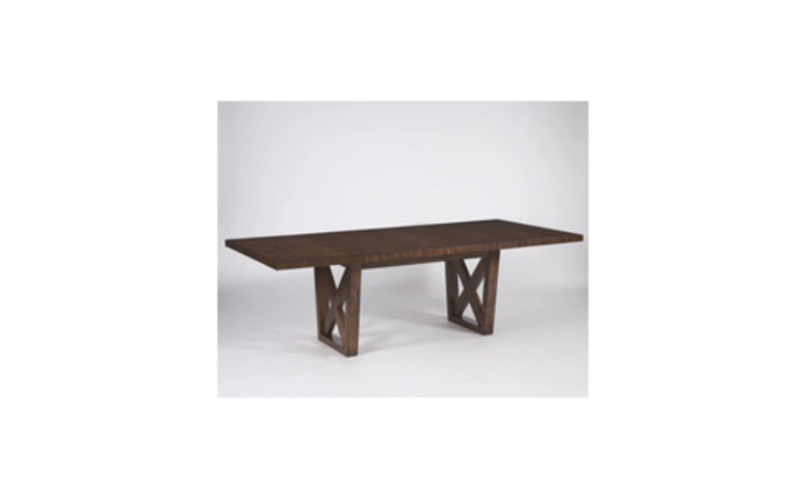 D644-45 WAURIKA RECT DINING ROOM EXT TABLE