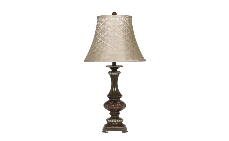 L443784 ROSEMARY POLY TABLE LAMP (2 CN)