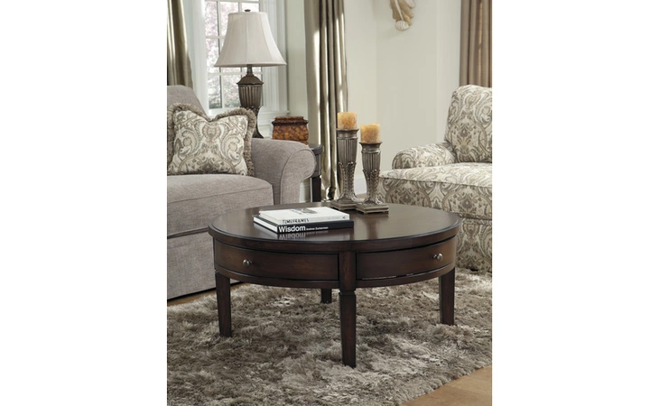 T516-8 HOLLOWAY ROUND COFFEE TABLE