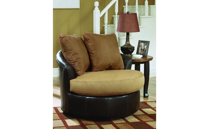 5520144  ROUND SWIVEL CHAIR-CHAIRS-LAWSON - SADDLE