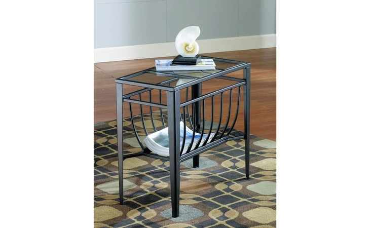 T133-7  CHAIR SIDE END TABLE-OCCASIONAL-CALDER