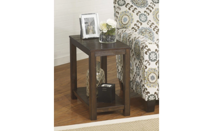 T660-7 GRINLYN CHAIR SIDE END TABLE GRINLYN RUSTIC BROWN OCCASIONAL