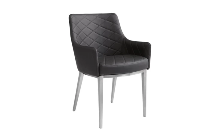  CHASE DINING ARMCHAIR - BLACK SUNPAN FURNITURE  30152