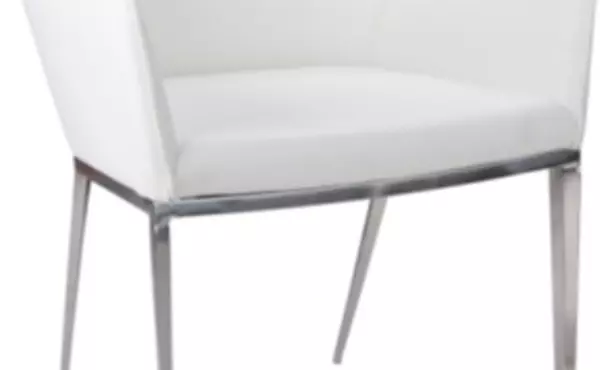 stanis  stanis dining armchair - white by sunpan