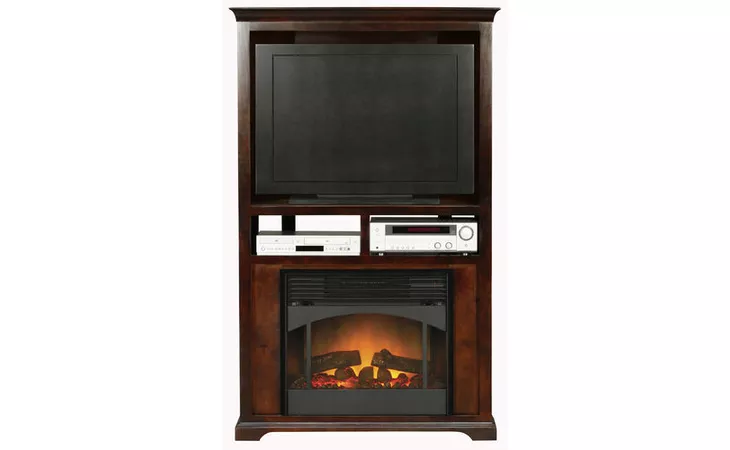 95950  MID CORNER ENTERTAINMENT CENTER WITH FIREPLACE