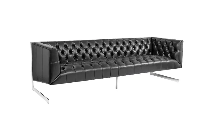 100422 VIPER VIPER SOFA - STAINLESS STEEL - CANTINA BLACK (FORMERLY NOBILITY BLACK)