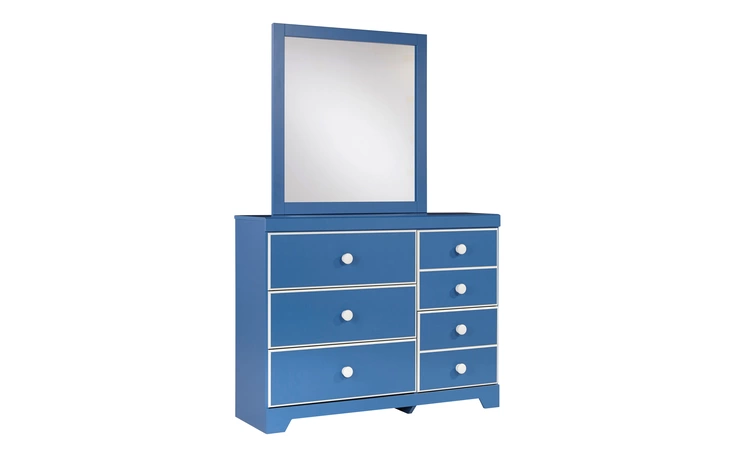 B045-26 BRONILLY BEDROOM MIRROR BRONILLY BLUE