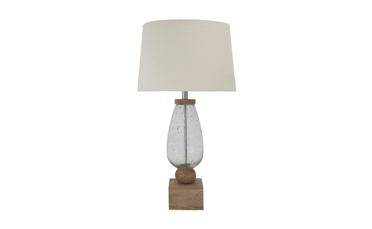 L430184 TABLE LAMP GLASS TABLE LAMP (1 CN)
