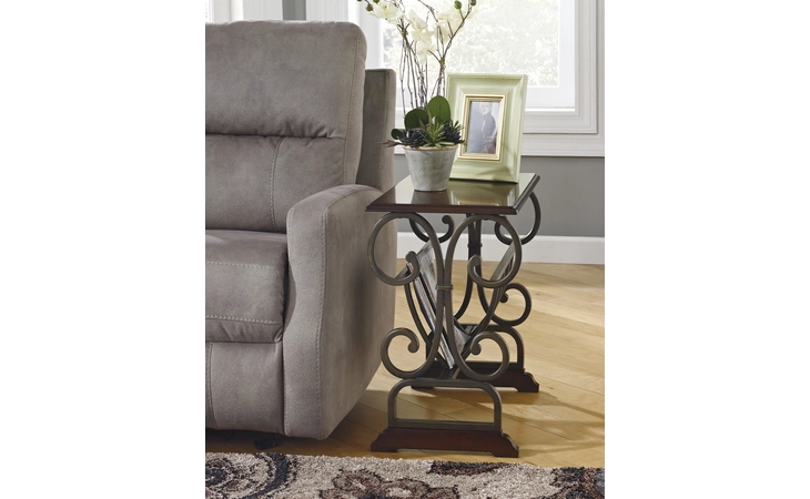 T017-329 Braunsen CHAIR SIDE END TABLE