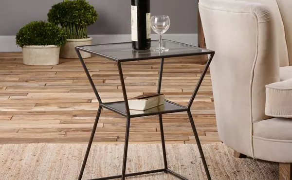 auryon accent table by uttermost
