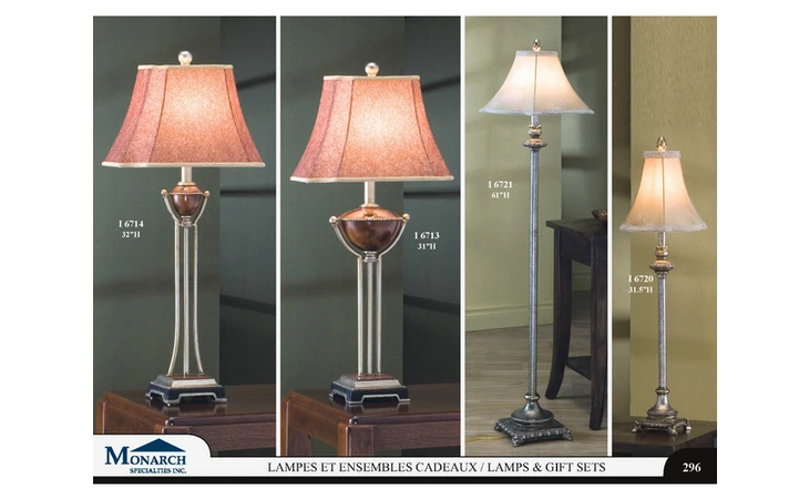 I6721  ANTIQUE GOLD TRADITIONAL 61H FLOOR LAMP 
 PG296