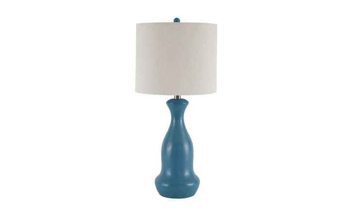 L243084  POLY TABLE LAMP (2 CN)