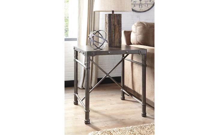 T698-2  SQUARE END TABLE TREMILE