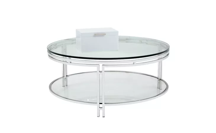 101053 ANDROS ANDROS COFFEE TABLE - STAINLESS STEEL