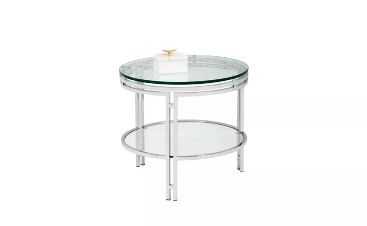101054 ANDROS ANDROS END TABLE - STAINLESS STEEL