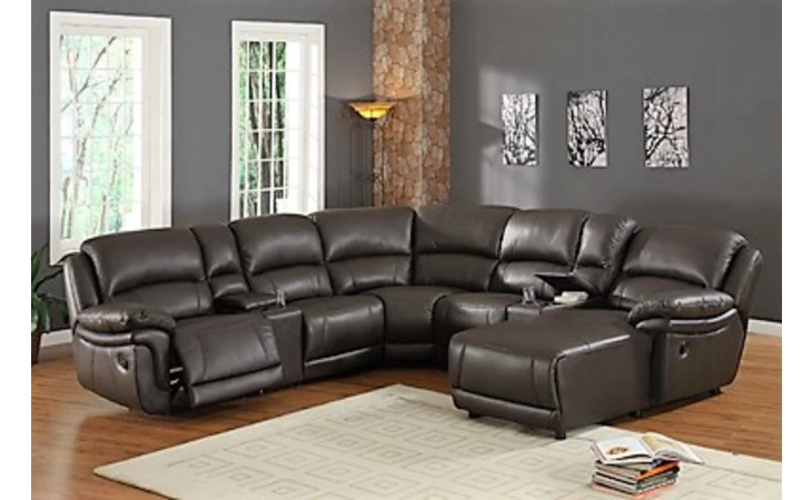 8829LHFCHAISE Leather RECLINER CHAISE LAF