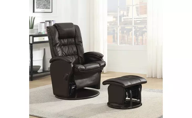 600164 GLIDER WITH OTTOMAN COASTER  600164