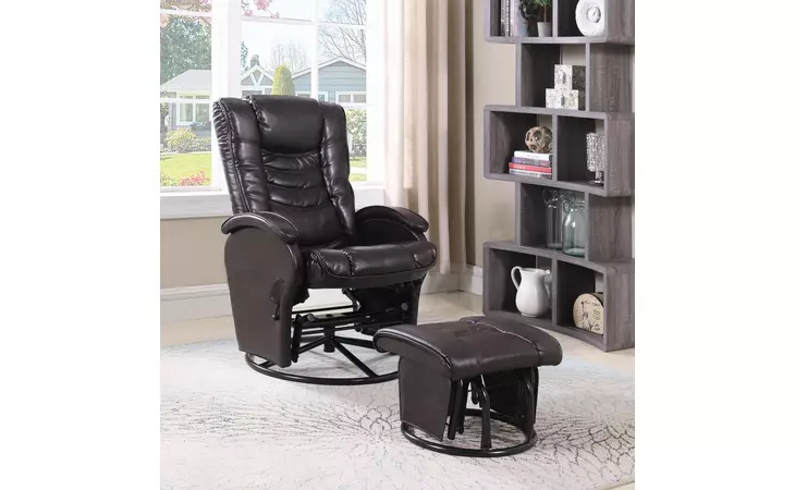 600165 GLIDER WITH OTTOMAN COASTER  600165