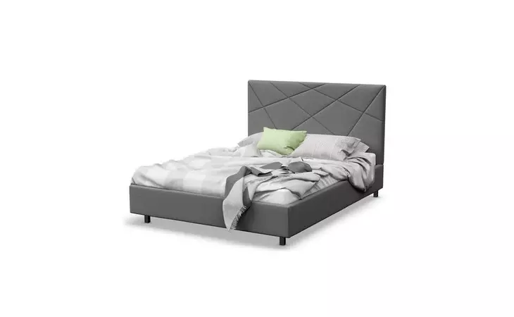 12518-60 Nanaimo UPHOLSTERED BED QUEEN SIZE BED (WITH ADJUSTABLE MATTRESS SUPPORT) NANAIMO